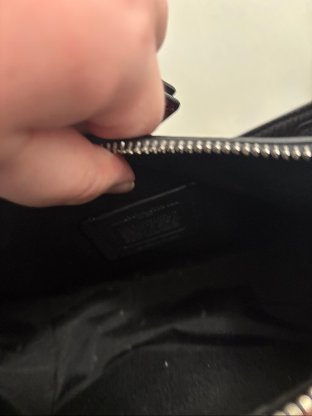 Coach Red & Black Buffalo Check Crossbody with Leather Trim and matching wallet - Picture 4 of 8